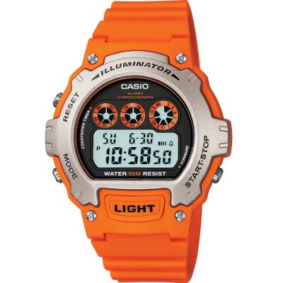 casio illuminator orange