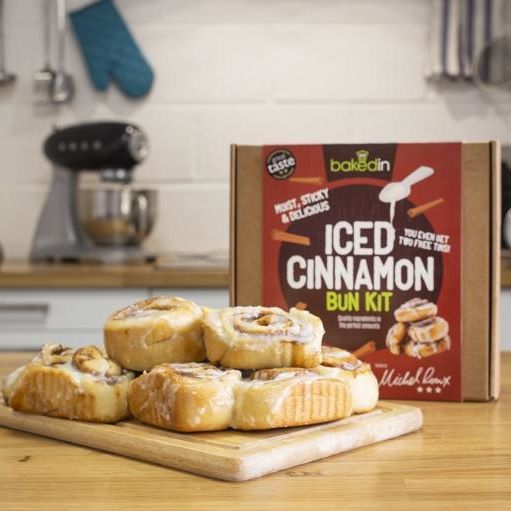 Win a Bakedin Iced Cinnamon Bun Baking Kit